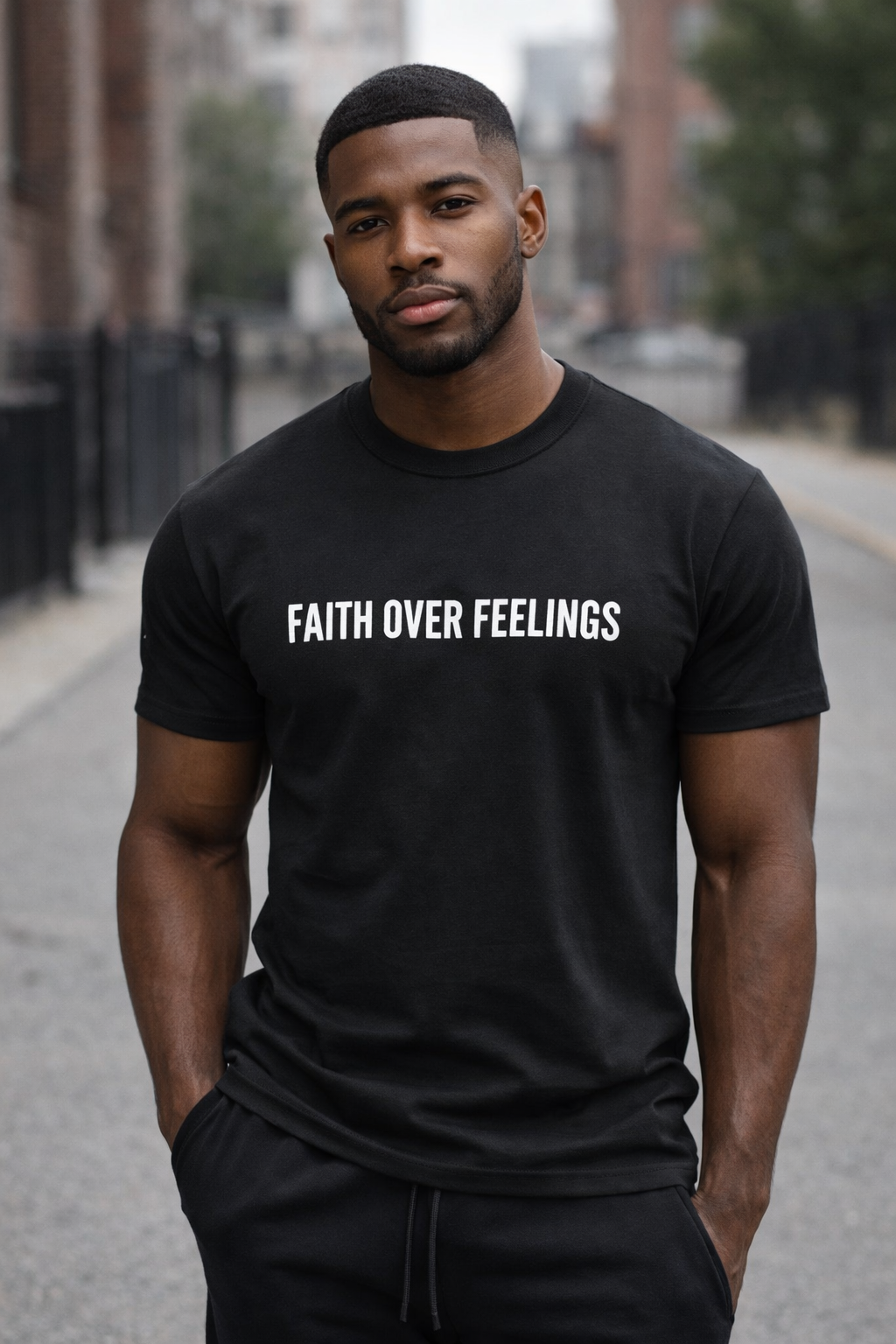 FAITH OVER FEELINGS Tee
