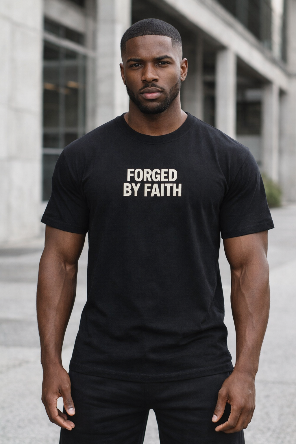 FORGED BY FAITH Tee