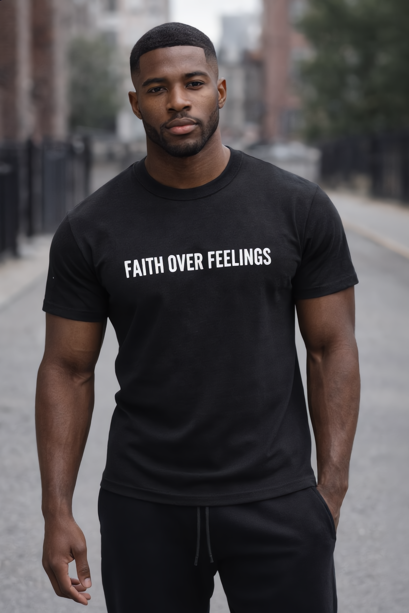 FAITH OVER FEELINGS Tee