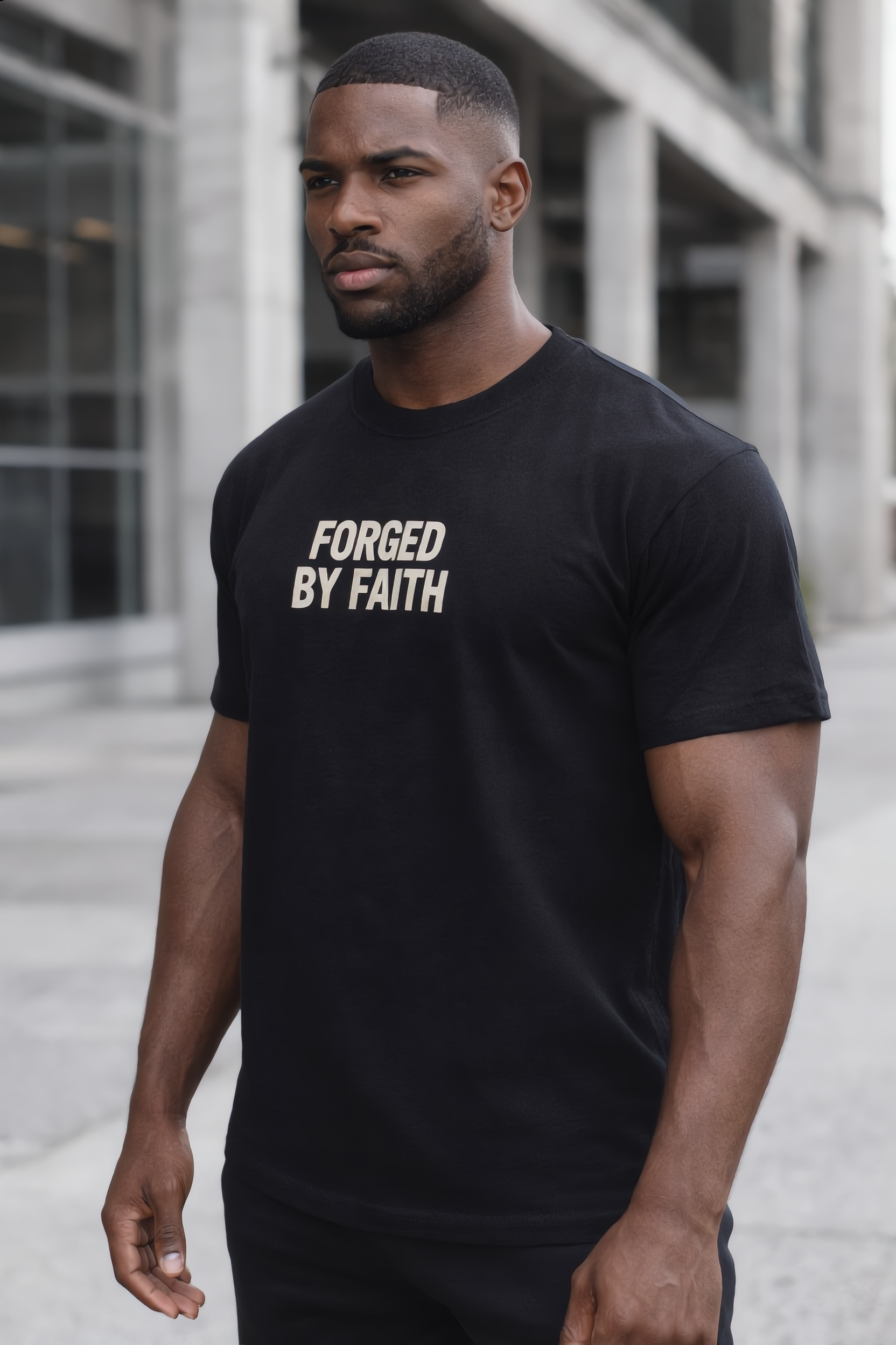 FORGED BY FAITH Tee