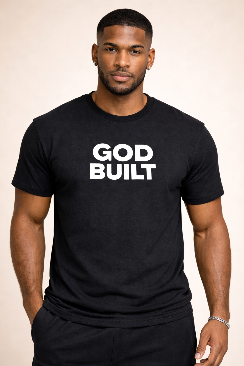 GOD BUILT Graphic Tee