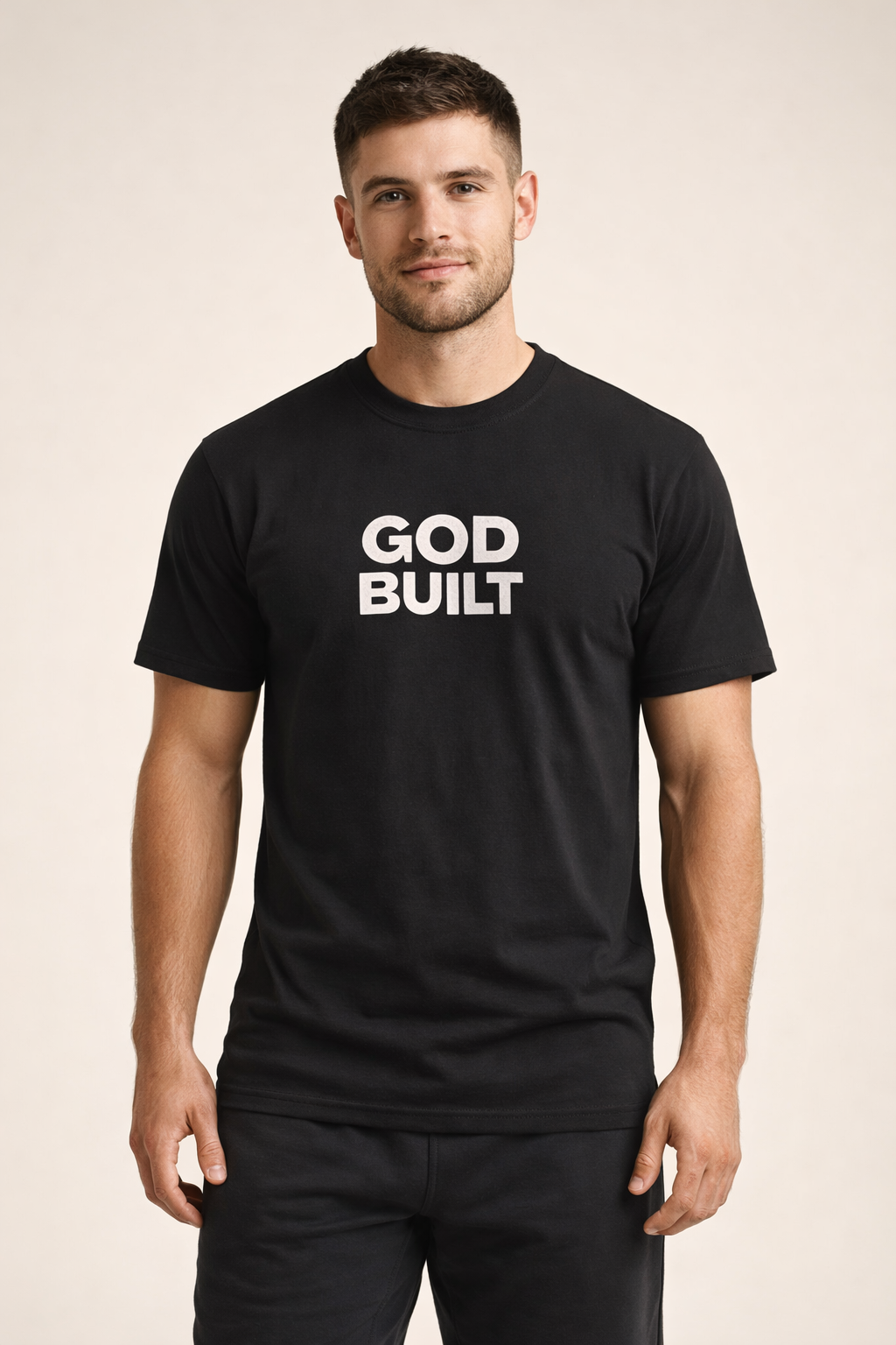 GOD BUILT Graphic Tee