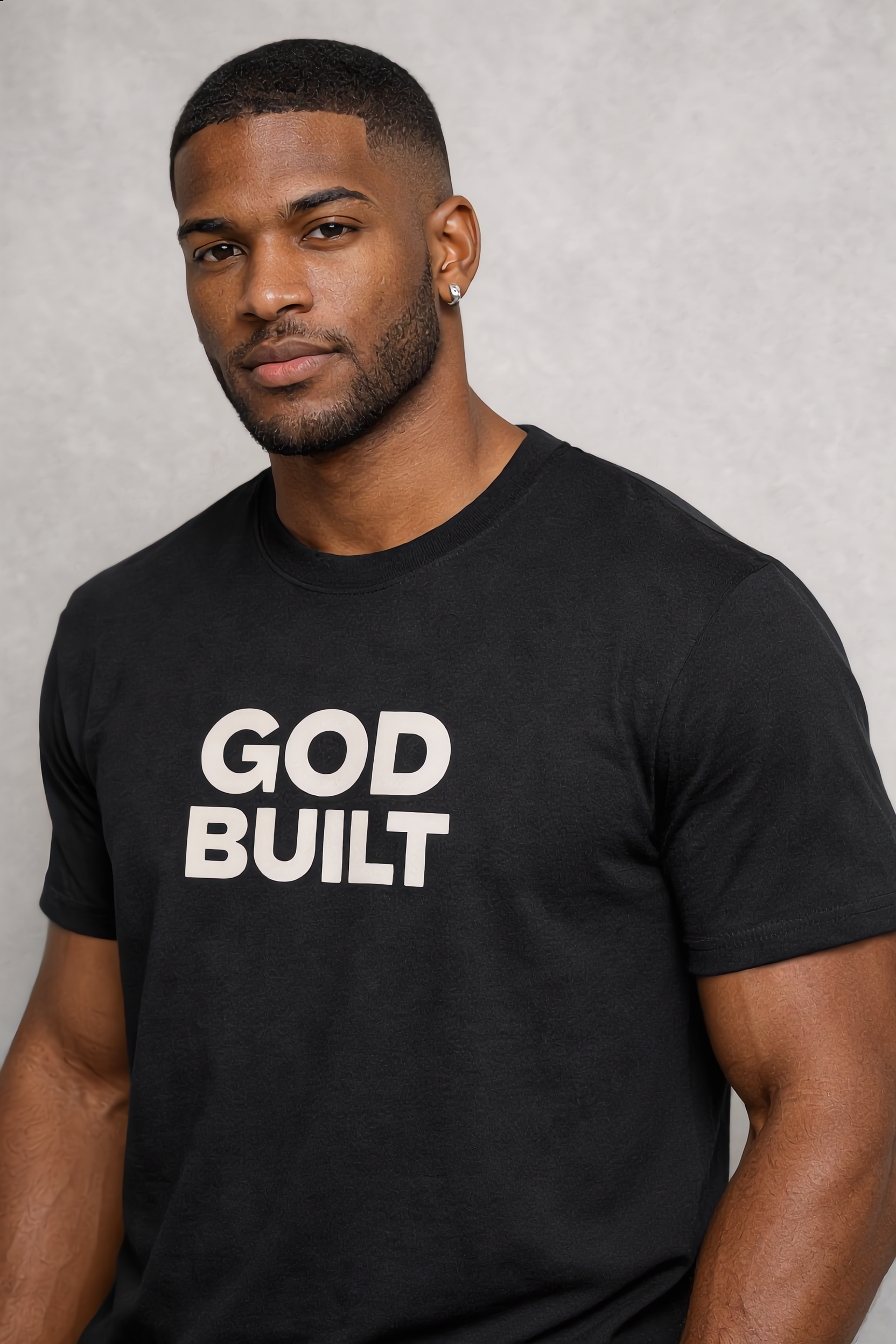 GOD BUILT Graphic Tee