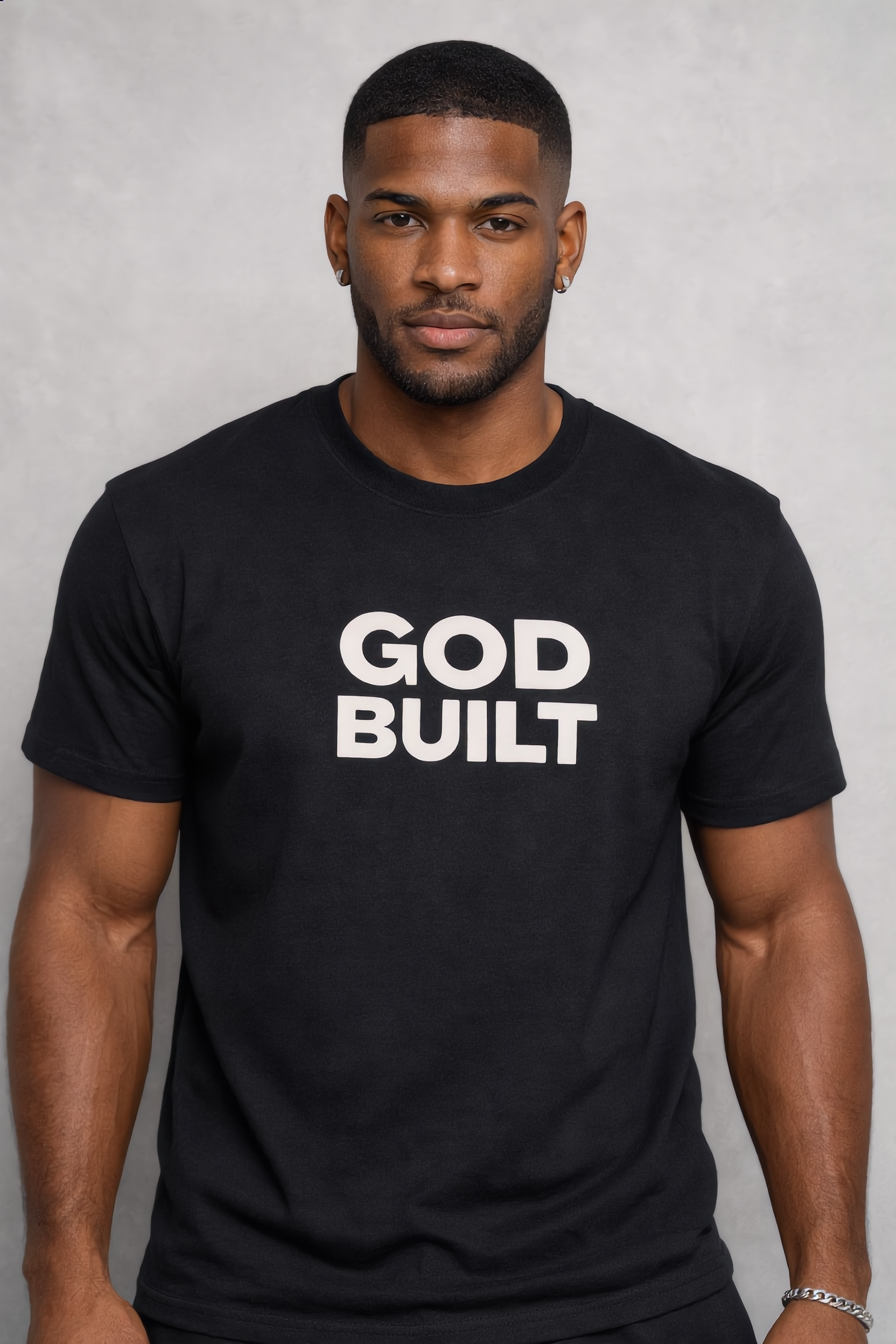 GOD BUILT Graphic Tee