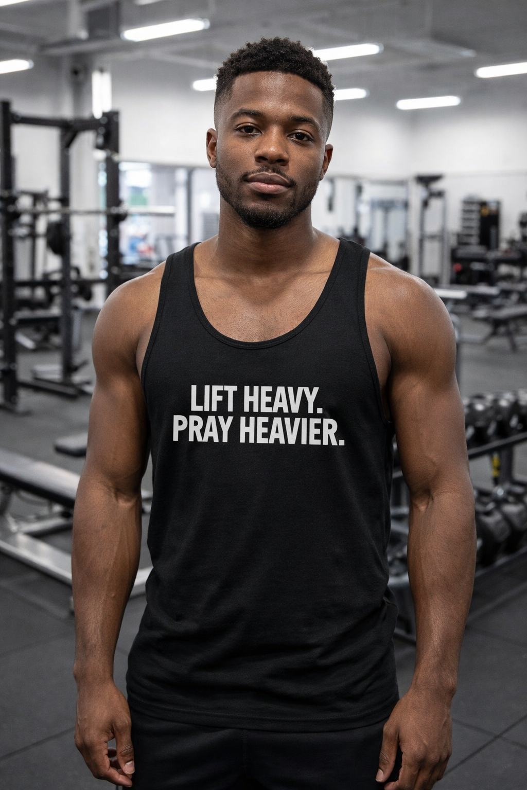 LIFT HEAVY PRAY HEAVIER Tank Top