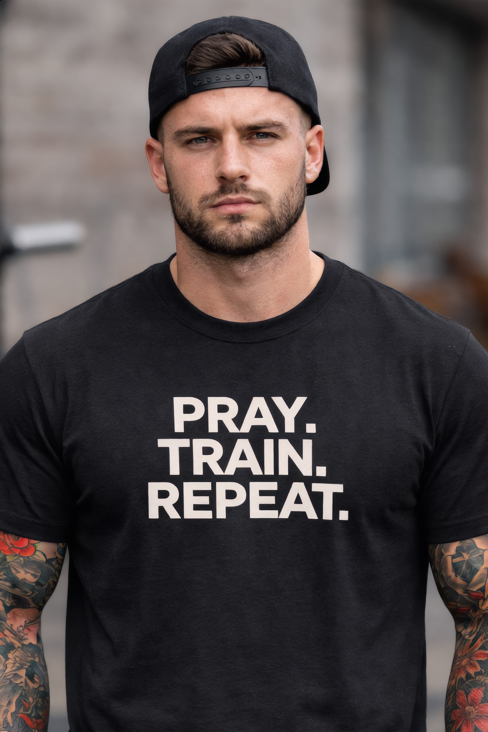 PRAY. TRAIN. REPEAT Tee