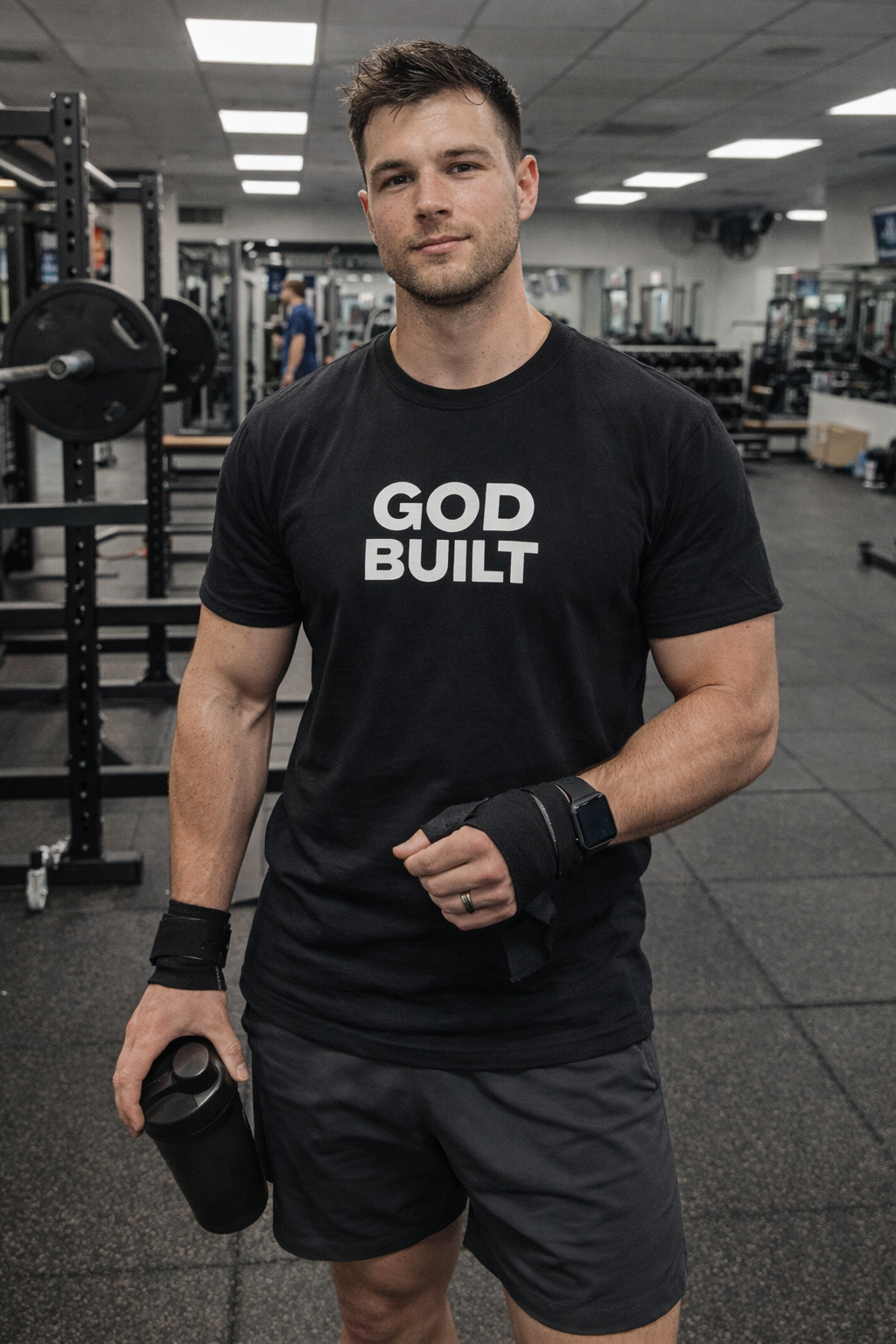 GOD BUILT Graphic Tee