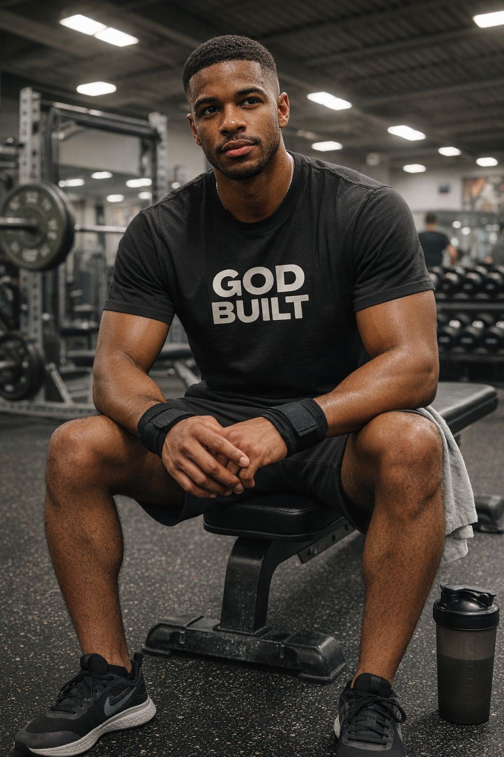 GOD BUILT Graphic Tee