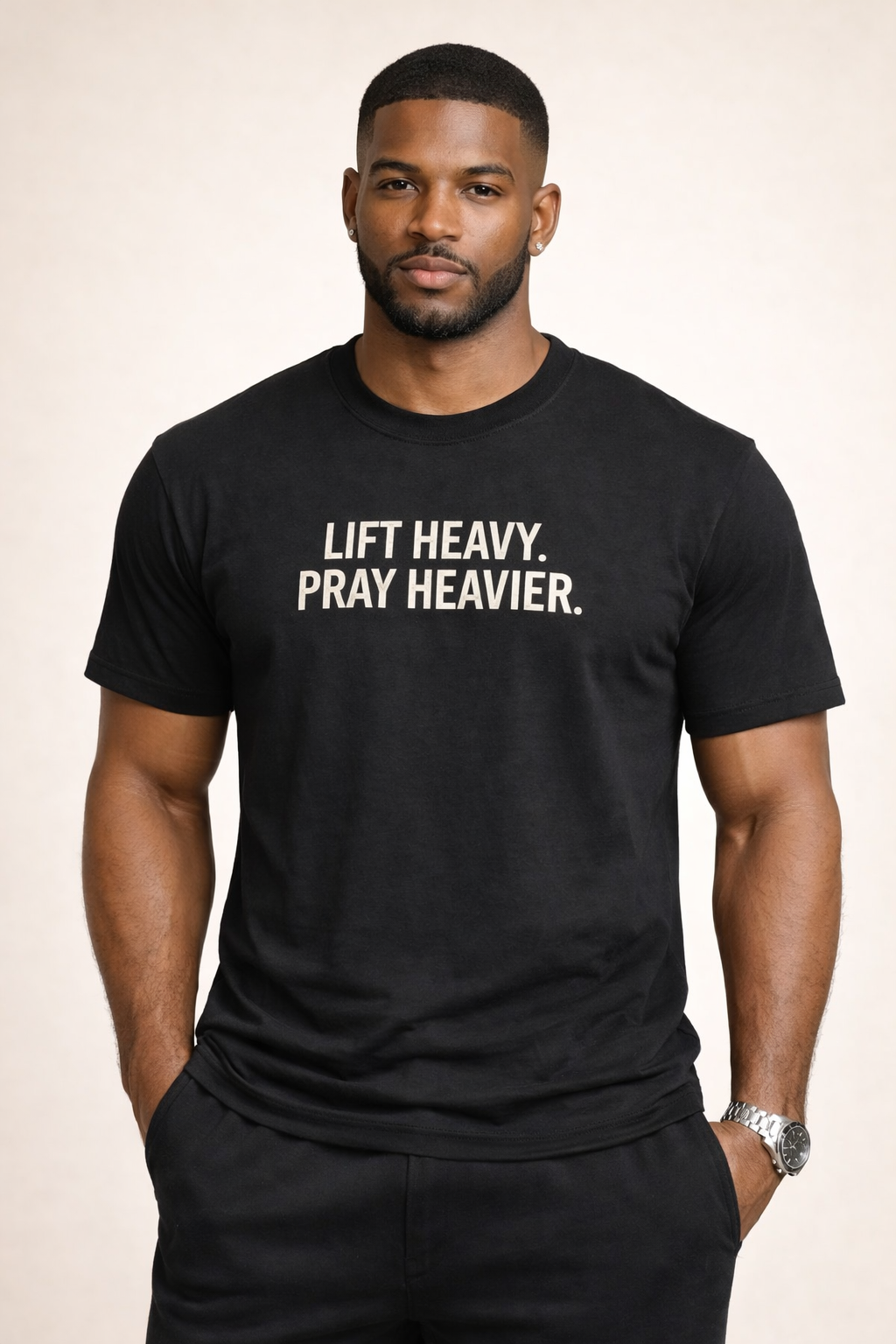 PRAY HEAVIER Tee